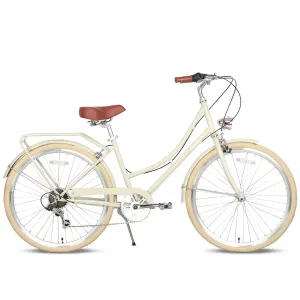 26" 6 Speed Hybrid Cruiser Bike-Astrid