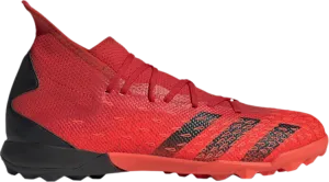 Adidas Predator Freak.3 TF 'Demonscale - Solar Red' sneakers, red