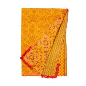 Ancient YellowSilk Table Cloth