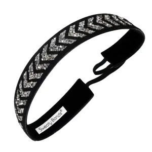 Bling | Walk This Way | Black, Silver | 1 Inch