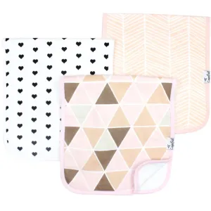 Blush Burp Cloth Set