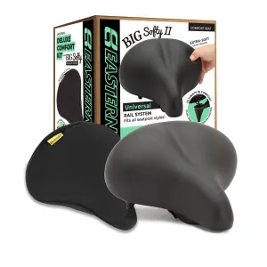 Deluxe Big Softy V2 Universal Exercise Seat Kit with Gel Cover, Rain Cover and Tool