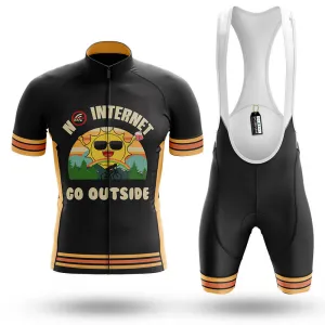 No Internet, Go Outside   - Men's Cycling Kit