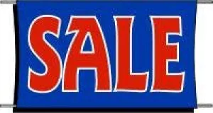 Sale Cloth Flag Banner Sign